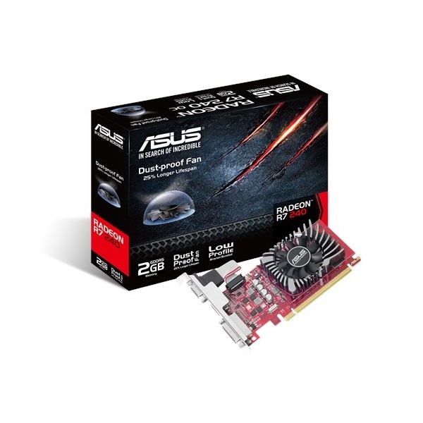 Eladó Már csak volt!!! VGA R7 240 2GB GDDR5 128bit PCI-E videokártya ASUS R7240-2GD5-L - olcsó, Új Eladó Már csak volt!!! - Miskolc ( Borsod-Abaúj-Zemplén ) fotó