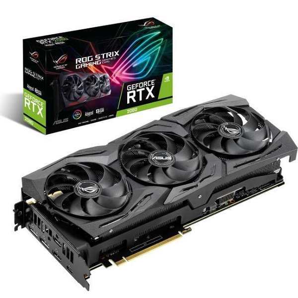 Eladó Már csak volt!!! VGA RTX2080 256bit PCIe ASUS ROG STRIX RTX2080 A8G GAMING nVidia 8GB GDDR6 video - olcsó, Új Eladó Már csak volt!!! - Miskolc ( Borsod-Abaúj-Zemplén ) fotó