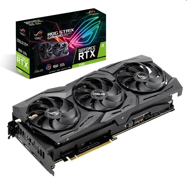 Eladó Már csak volt!!! VGA RTX2080 256bit PCIe ASUS ROG STRIX RTX2080 8G GAMING nVidia 8GB GDDR6 videok - olcsó, Új Eladó Már csak volt!!! - Miskolc ( Borsod-Abaúj-Zemplén ) fotó