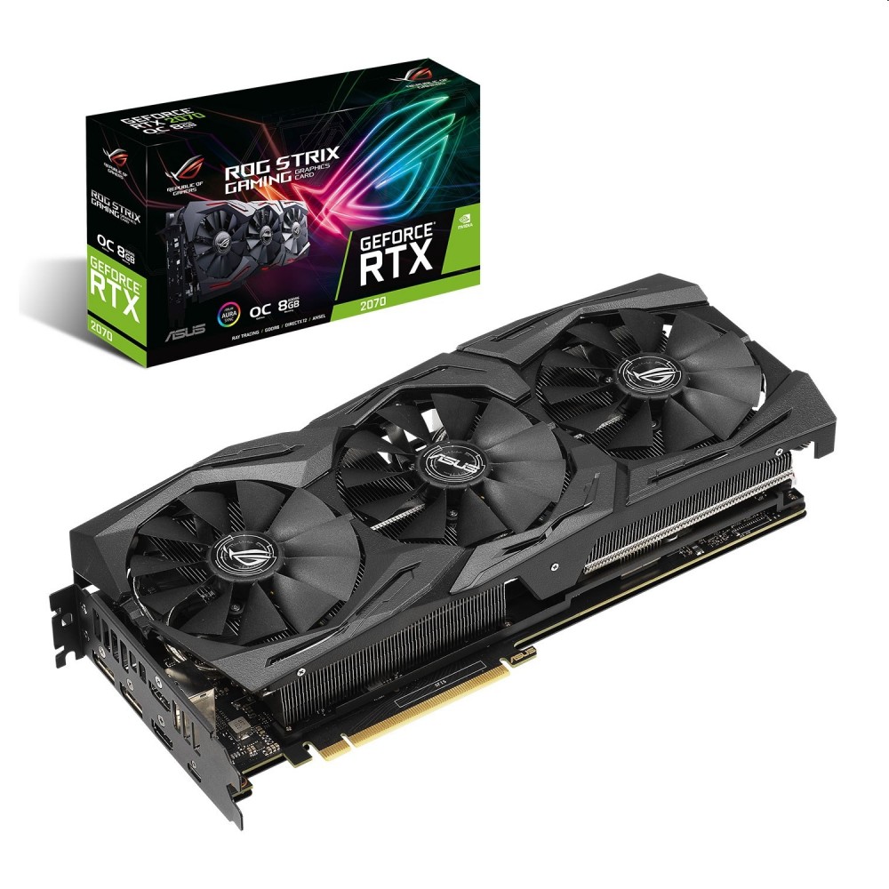 Eladó Már csak volt!!! VGA RTX2070 8GB GDDR6 256bit ASUS ROG-STRIX-RTX2070-O8G-GAMING nVidia PCIe video - olcsó, Új Eladó Már csak volt!!! - Miskolc ( Borsod-Abaúj-Zemplén ) fotó