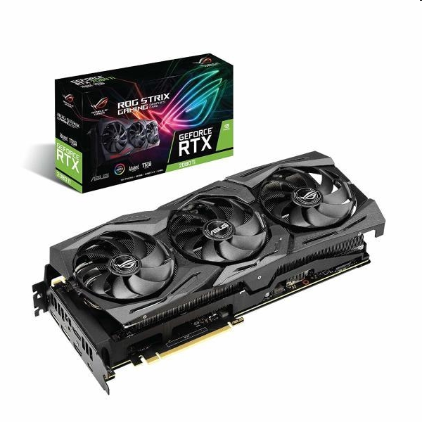 Eladó Már csak volt!!! VGA RTX2080 352bit PCIe ASUS ROG STRIX RTX2080TI A11G GAMING nVidia 11GB GDDR6 v - olcsó, Új Eladó Már csak volt!!! - Miskolc ( Borsod-Abaúj-Zemplén ) fotó