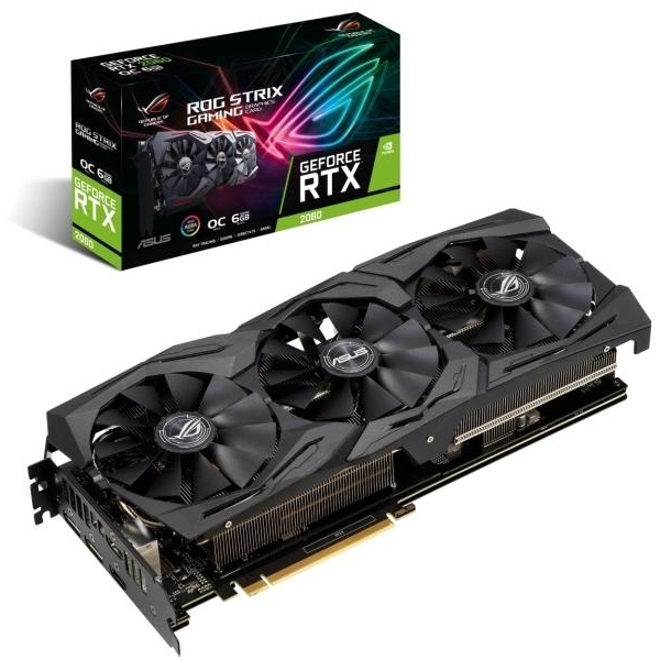 Eladó Már csak volt!!! VGA RTX2060 192bit PCIe ASUS ROG STRIX RTX2060 O6G GAMING nVidia 6GB GDDR6 video - olcsó, Új Eladó Már csak volt!!! - Miskolc ( Borsod-Abaúj-Zemplén ) fotó