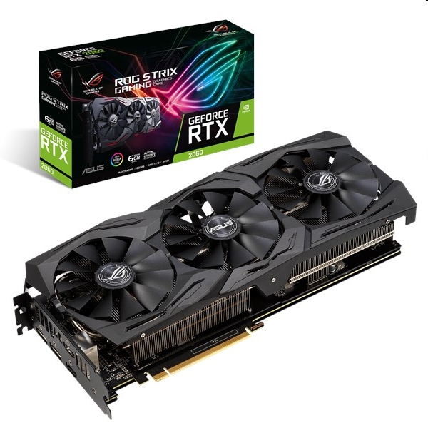 Eladó Már csak volt!!! VGA RTX2060 1926bit PCIe ASUS ROG STRIX RTX2060 6G GAMING nVidia 6GB GDDR6 video - olcsó, Új Eladó Már csak volt!!! - Miskolc ( Borsod-Abaúj-Zemplén ) fotó