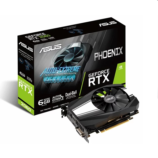 Eladó Már csak volt!!! VGA RTX2060 192bit PCIe ASUS PH-RTX2060-6G nVidia 6GB GDDR6 videokártya - olcsó, Új Eladó Már csak volt!!! - Miskolc ( Borsod-Abaúj-Zemplén ) fotó