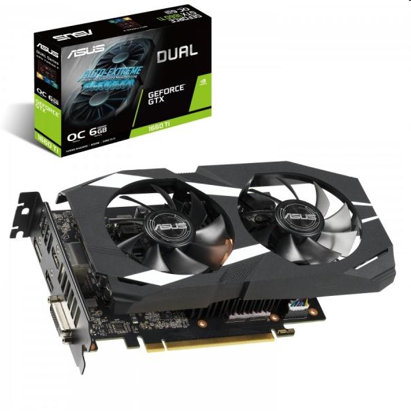 Eladó Már csak volt!!! VGA GTX1660 192bit PCIe ASUS DUAL-GTX1660TI-O6G nVidia 6GB GDDR6 videokártya - olcsó, Új Eladó Már csak volt!!! - Miskolc ( Borsod-Abaúj-Zemplén ) fotó