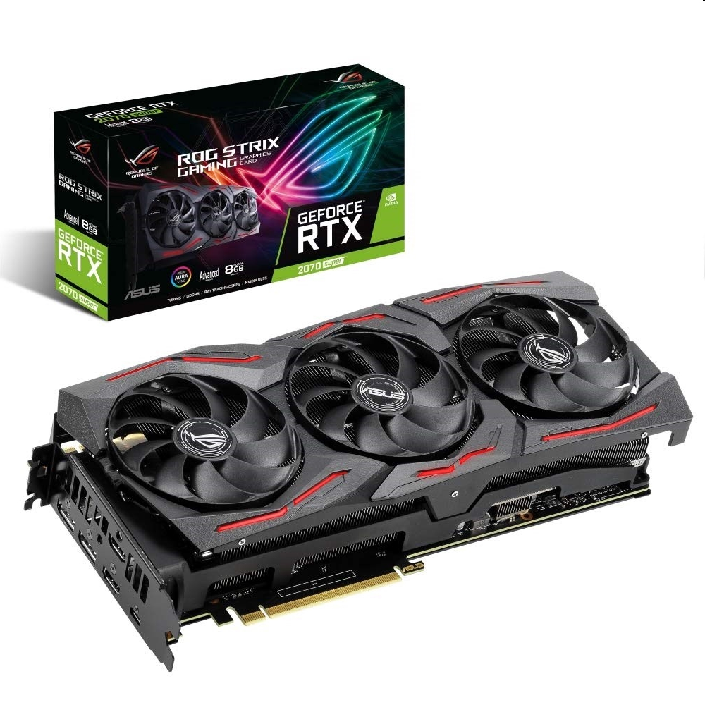 Eladó Már csak volt!!! VGA RTX2070 256bit PCIe ASUS ROG-STRIX-RTX2070S-A8G-GAMING nVidia 8GB GDDR6 vide - olcsó, Új Eladó Már csak volt!!! - Miskolc ( Borsod-Abaúj-Zemplén ) fotó