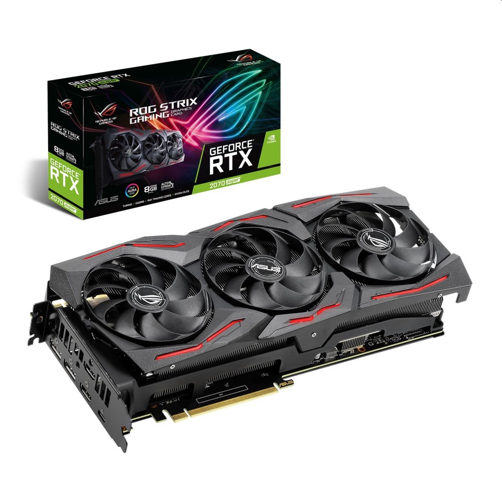 Eladó Már csak volt!!! VGA RTX2070 256bit PCIe ASUS ROG-STRIX-RTX2070S-8G-GAMING nVidia 8GB GDDR6 video - olcsó, Új Eladó Már csak volt!!! - Miskolc ( Borsod-Abaúj-Zemplén ) fotó