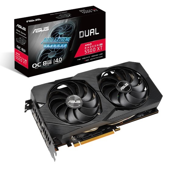 Eladó Már csak volt!!! VGA RX5500XT 128bit PCI-E ASUS DUAL-RX5500XT-O8G-EVO AMD 8GB GDDR6 videokártya - olcsó, Új Eladó Már csak volt!!! - Miskolc ( Borsod-Abaúj-Zemplén ) fotó