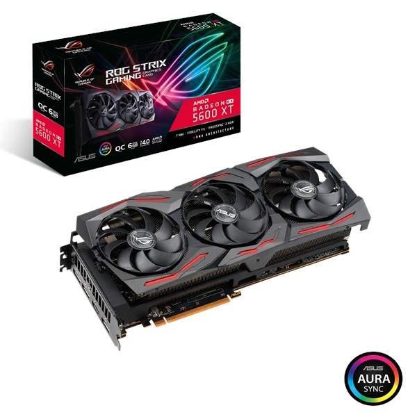 Eladó Már csak volt!!! VGA RX5600 192bit PCIe ASUS ROG-STRIX-RX5600XT-O6G-GAMING AMD 6GB GDDR6 videókár - olcsó, Új Eladó Már csak volt!!! - Miskolc ( Borsod-Abaúj-Zemplén ) fotó