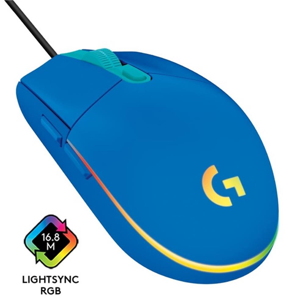 Eladó Egér USB Logitech G203 Lightsync kék gamer mouse - olcsó, Új Eladó - Miskolc ( Borsod-Abaúj-Zemplén ) fotó