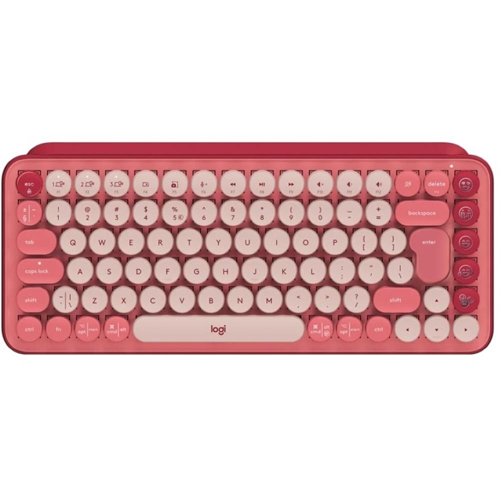 Eladó Vezetéknélküli billentyűzet Logitech POP Keys rózsaszín US - olcsó, Új Eladó - Miskolc ( Borsod-Abaúj-Zemplén ) fotó