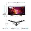 Eladó Monitor 34" 3440x1440 VA VGA HDMI DP BenQ EX3410R - olcsó, Új Eladó - Miskolc ( Borsod-Abaúj-Zemplén ) fotó 4