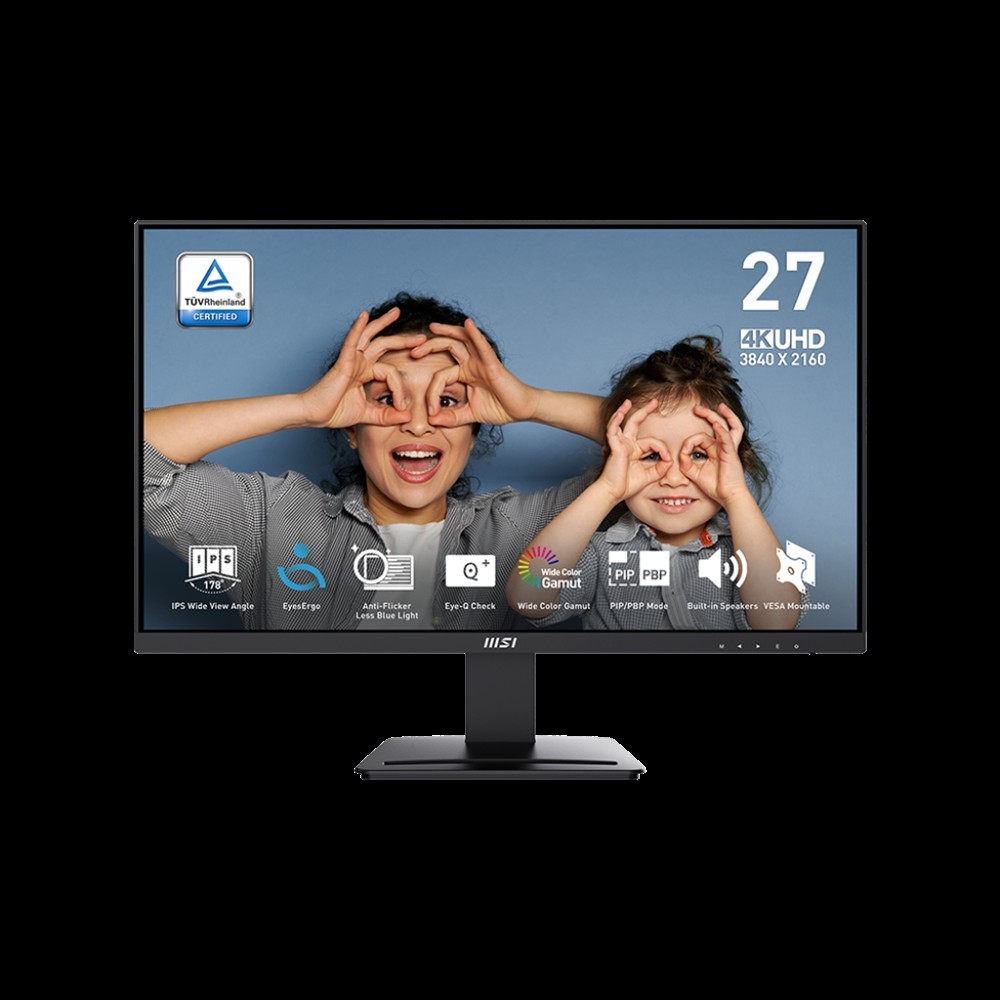 Eladó Monitor 27" UHD 3840x2160 IPS 4ms 300cd 2x HDMI DP MSI Business PRO MP273U - olcsó, Új Eladó - Miskolc ( Borsod-Abaúj-Zemplén ) fotó