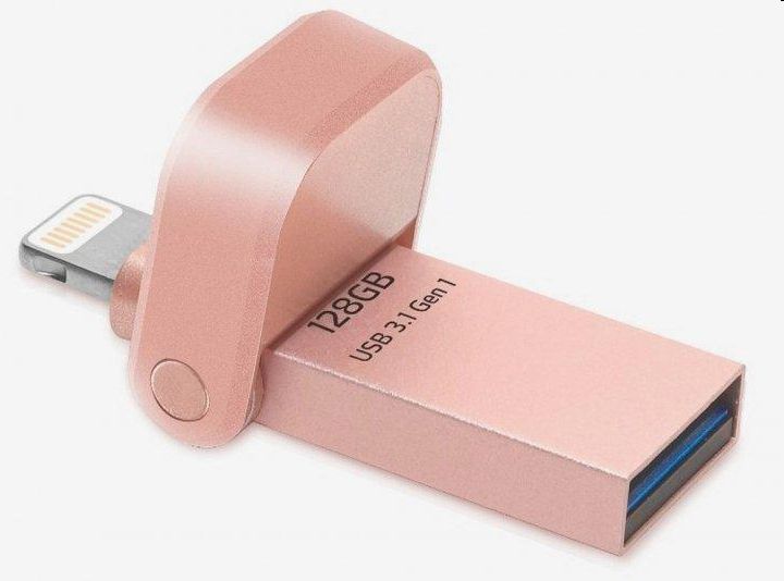 Eladó Már csak volt!!! 128GB PenDrive Lightning   USB3.1 Rose Gold ADATA AAI920-128G-CRG Flash Drive - olcsó, Új Eladó Már csak volt!!! - Miskolc ( Borsod-Abaúj-Zemplén ) fotó