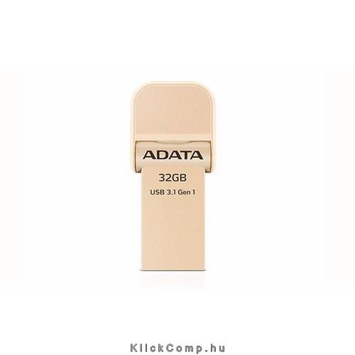 Eladó Már csak volt!!! 32GB PenDrive USB3.1   Lightning Arany  ADATA AAI920-32G-CGD Flash Drive - olcsó, Új Eladó Már csak volt!!! - Miskolc ( Borsod-Abaúj-Zemplén ) fotó