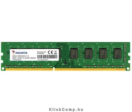 Eladó Már csak volt!!! 4GB DDR3 Memória 1600MHz CL11 ADATA - olcsó, Új Eladó Már csak volt!!! - Miskolc ( Borsod-Abaúj-Zemplén ) fotó