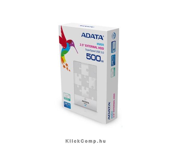Eladó Már csak volt!!! 500GB külső HDD 2,5" USB3.0 fehér HV611 winchester - olcsó, Új Eladó Már csak volt!!! - Miskolc ( Borsod-Abaúj-Zemplén ) fotó