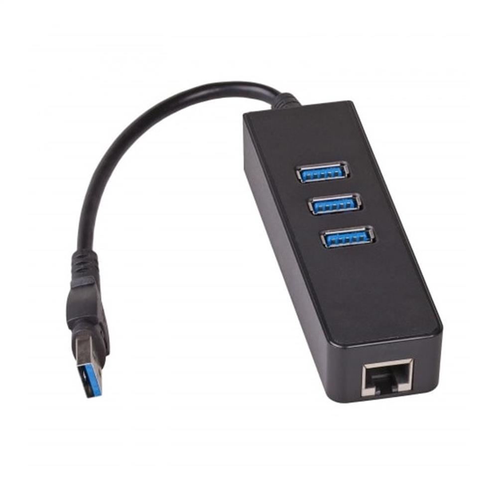 Eladó 3 port USB HUB Plus Ethernet USB 3.0 Akyga - olcsó, Új Eladó - Miskolc ( Borsod-Abaúj-Zemplén ) fotó