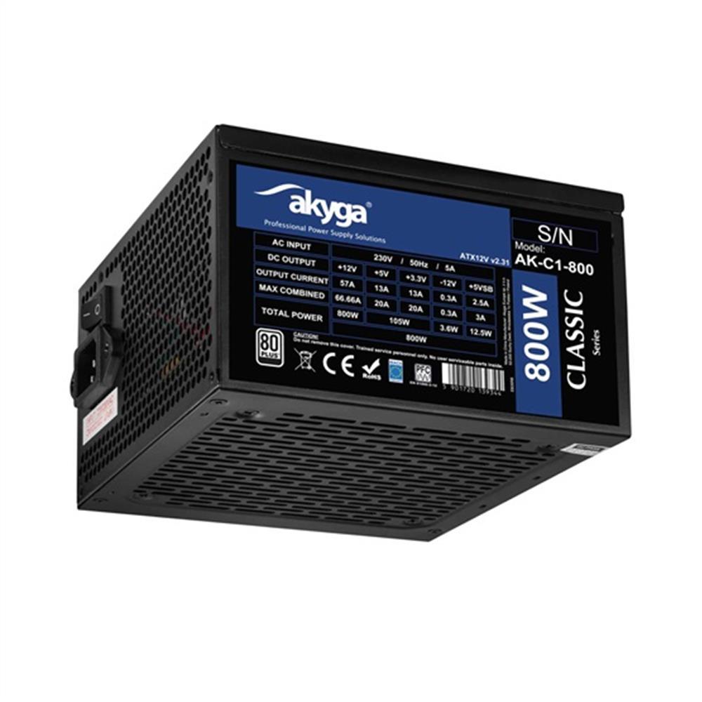 Eladó Akyga tápegység 800W 12cm 80Plus - olcsó, Új Eladó - Miskolc ( Borsod-Abaúj-Zemplén ) fotó