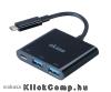 Eladó Már csak volt!!! USB3.1C - 2db USB3.0A HUB és USB3.1C töltő 2A - 15cm - Akasa AK-CBCA08-15BK - olcsó, Új Eladó Már csak volt!!! - Miskolc ( Borsod-Abaúj-Zemplén ) fotó 1