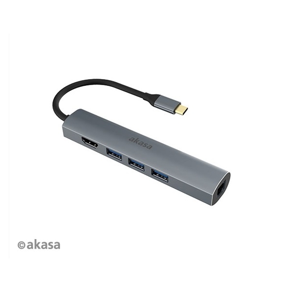 Eladó Már csak volt!!! Dock station USB Type-C 5in1 Akasa dokkoló - olcsó, Új Eladó Már csak volt!!! - Miskolc ( Borsod-Abaúj-Zemplén ) fotó