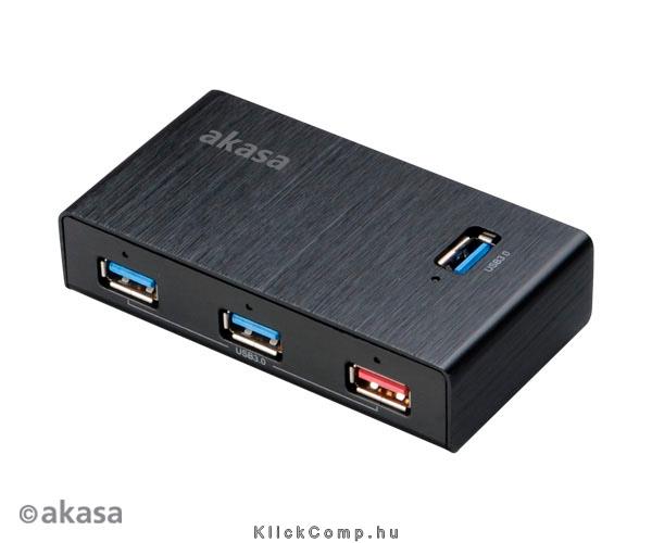 Eladó Már csak volt!!! USB3.0 HUB 4db Akasa AK-HB-13BKCM - olcsó, Új Eladó Már csak volt!!! - Miskolc ( Borsod-Abaúj-Zemplén ) fotó
