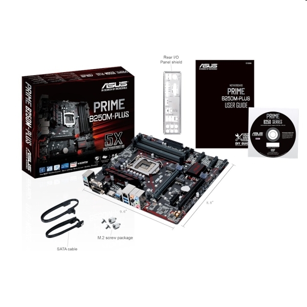 Eladó Már csak volt!!! B250M alaplap LGA1151 ASUS PRIME B250M-PLUS - olcsó, Új Eladó Már csak volt!!! - Miskolc ( Borsod-Abaúj-Zemplén ) fotó