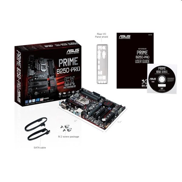 Eladó Már csak volt!!! B250 alaplap LGA1151 ASUS PRIME B250-PRO - olcsó, Új Eladó Már csak volt!!! - Miskolc ( Borsod-Abaúj-Zemplén ) fotó