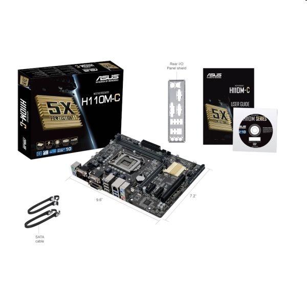 Eladó Már csak volt!!! H110M alaplap LGA1151 ASUS H110M -C - olcsó, Új Eladó Már csak volt!!! - Miskolc ( Borsod-Abaúj-Zemplén ) fotó