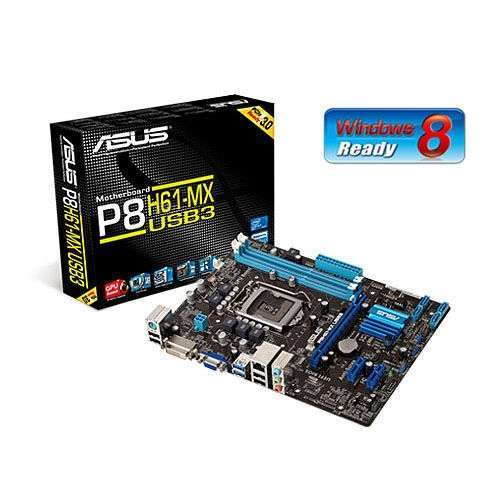 Eladó Már csak volt!!! ASUS P8H61-MX USB3 alaplap - olcsó, Új Eladó Már csak volt!!! - Miskolc ( Borsod-Abaúj-Zemplén ) fotó