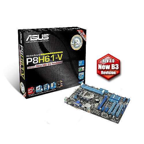 Eladó Már csak volt!!! ASUS P8H61-V alaplap Rev 3.0 ( Szervizben 3 év ) - olcsó, Új Eladó Már csak volt!!! - Miskolc ( Borsod-Abaúj-Zemplén ) fotó