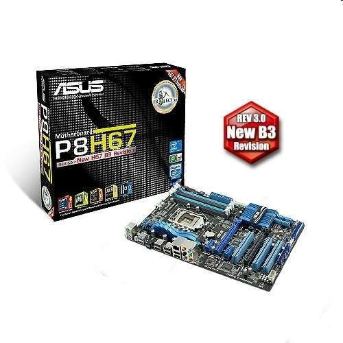 Eladó Már csak volt!!! ASUS P8H67 alaplap Rev 3.0 ( Szervizben 3 év ) - olcsó, Új Eladó Már csak volt!!! - Miskolc ( Borsod-Abaúj-Zemplén ) fotó