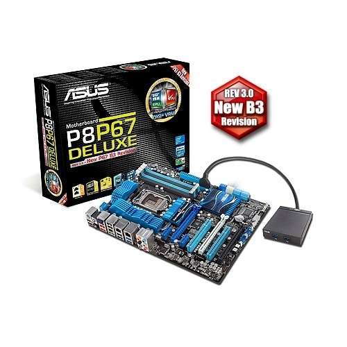 Eladó Már csak volt!!! ASUS P8P67 DELUXE  alaplap Rev 3.0 ( Szervizben 3 év ) - olcsó, Új Eladó Már csak volt!!! - Miskolc ( Borsod-Abaúj-Zemplén ) fotó