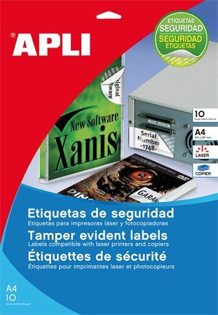 Eladó Már csak volt!!! Etikett, 40 mm kör, biztonsági, kerekített sarkú, APLI, 240 etikett csomag - olcsó, Új Eladó Már csak volt!!! - Miskolc ( Borsod-Abaúj-Zemplén ) fotó