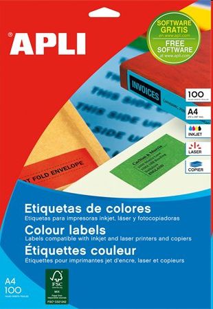 Eladó Már csak volt!!! Etikett, 70x37 mm, színes, APLI, piros, 2400 etikett csomag - olcsó, Új Eladó Már csak volt!!! - Miskolc ( Borsod-Abaúj-Zemplén ) fotó