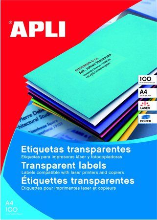 Eladó Már csak volt!!! Etikett, 48,5x25,4 mm, poliészter, időjárásálló, matt, APLI, áttetsző, 4400 etik - olcsó, Új Eladó Már csak volt!!! - Miskolc ( Borsod-Abaúj-Zemplén ) fotó