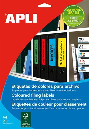 Eladó Már csak volt!!! Etikett, 190x61 mm, színes, APLI, piros, 80 etikett csomag - olcsó, Új Eladó Már csak volt!!! - Miskolc ( Borsod-Abaúj-Zemplén ) fotó