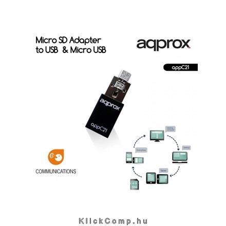 Eladó Már csak volt!!! Micro SD adapter USB és MicroUSB átalakító APPROX APPC21 - olcsó, Új Eladó Már csak volt!!! - Miskolc ( Borsod-Abaúj-Zemplén ) fotó
