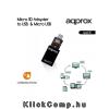 Eladó Már csak volt!!! Micro SD adapter USB és MicroUSB átalakító APPROX APPC21 - olcsó, Új Eladó Már csak volt!!! - Miskolc ( Borsod-Abaúj-Zemplén ) fotó 1