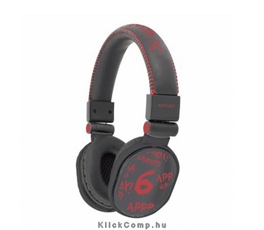 Eladó Már csak volt!!! DJ Graffiti fejhallgató 1,5m kábel, 2db 3,5mm Jack Fekete-piros - olcsó, Új Eladó Már csak volt!!! - Miskolc ( Borsod-Abaúj-Zemplén ) fotó