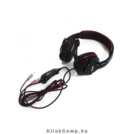 Eladó Már csak volt!!! Gaming Headset 40mm sztereó hangszoró 2m kábel Fekete-Piros APPROX - olcsó, Új Eladó Már csak volt!!! - Miskolc ( Borsod-Abaúj-Zemplén ) fotó