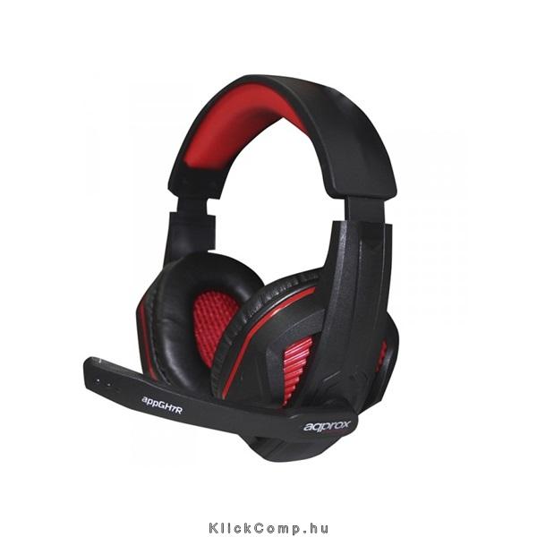 Eladó Már csak volt!!! Gaming Headset 40mm sztereó hangszoró, 2m kábel Fekete-piros - olcsó, Új Eladó Már csak volt!!! - Miskolc ( Borsod-Abaúj-Zemplén ) fotó