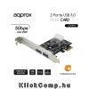 Eladó Már csak volt!!! USB 3.0 2db PCI Express Kártya Low and High Profile APPROX - olcsó, Új Eladó Már csak volt!!! - Miskolc ( Borsod-Abaúj-Zemplén ) fotó 1