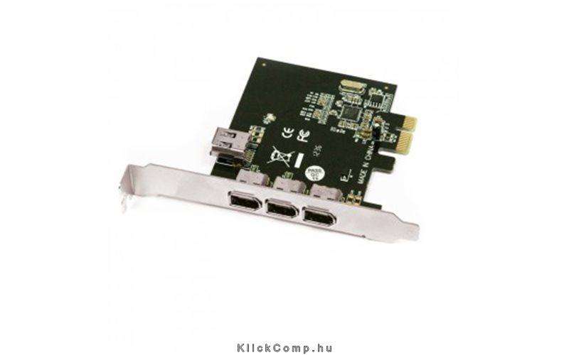 Eladó Már csak volt!!! 3Plus1 port Firewire PCI-E Kártya - olcsó, Új Eladó Már csak volt!!! - Miskolc ( Borsod-Abaúj-Zemplén ) fotó
