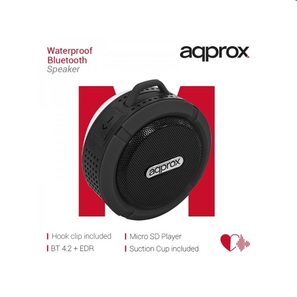 Eladó Már csak volt!!! Hangszóró Bluetooth Vízálló kialakítás FM rádió MicroSD slot Fekete - olcsó, Új Eladó Már csak volt!!! - Miskolc ( Borsod-Abaúj-Zemplén ) fotó