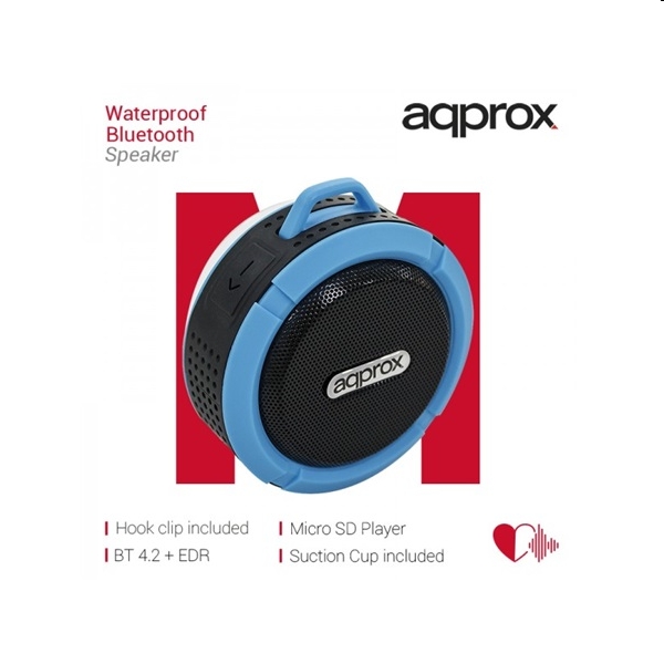 Eladó Már csak volt!!! Hangszóró Bluetooth Vízálló kialakítás FM rádió MicroSD slot Kék - olcsó, Új Eladó Már csak volt!!! - Miskolc ( Borsod-Abaúj-Zemplén ) fotó