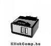 Eladó Már csak volt!!! Telefon töltő 5V 2.1A 2db USB Fekete Univerzális - olcsó, Új Eladó Már csak volt!!! - Miskolc ( Borsod-Abaúj-Zemplén ) fotó 1