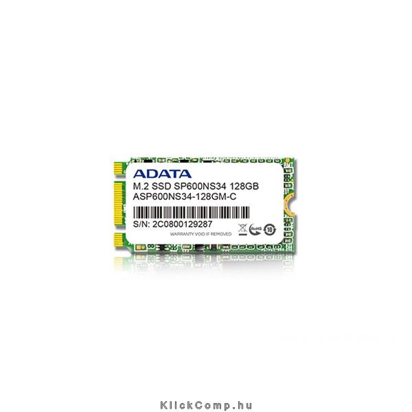 Eladó Már csak volt!!! 128GB SSD SATA3 M.2 Solid State Disk ADATA SP600 2242 - olcsó, Új Eladó Már csak volt!!! - Miskolc ( Borsod-Abaúj-Zemplén ) fotó
