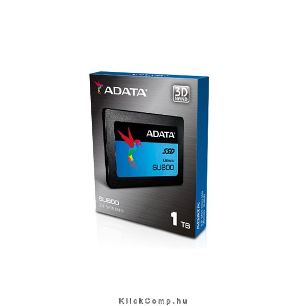 Eladó Már csak volt!!! 1TB SSD SATA3 2.5" ADATA SU800 Premier Pro Series Solid State Disk - olcsó, Új Eladó Már csak volt!!! - Miskolc ( Borsod-Abaúj-Zemplén ) fotó