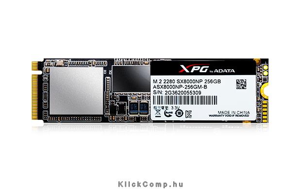 Eladó Már csak volt!!! 256GB SSD M.2 2280 ADATA ASX8000NP-256GM-C - olcsó, Új Eladó Már csak volt!!! - Miskolc ( Borsod-Abaúj-Zemplén ) fotó